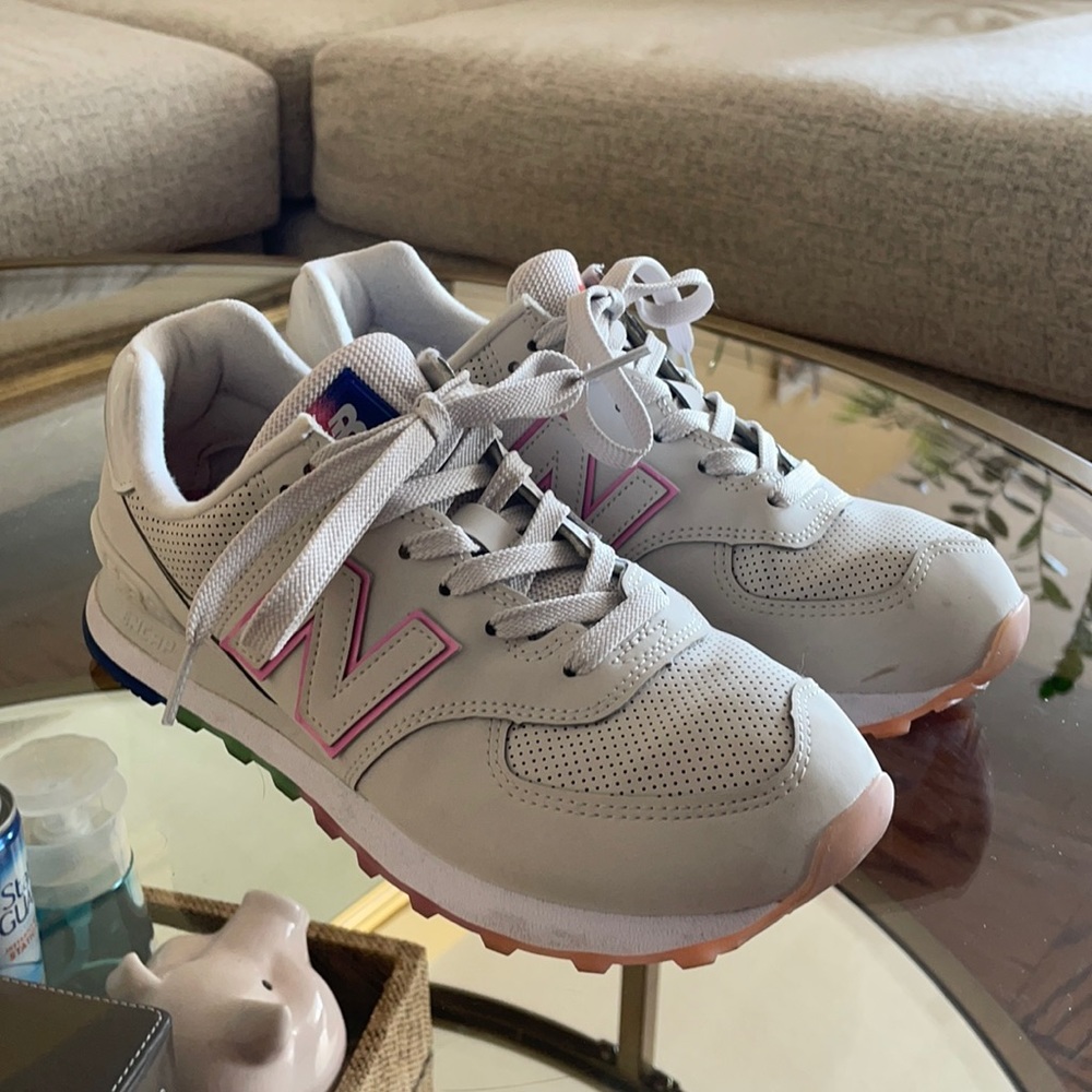 New Balance 574 sneakers in rainbow